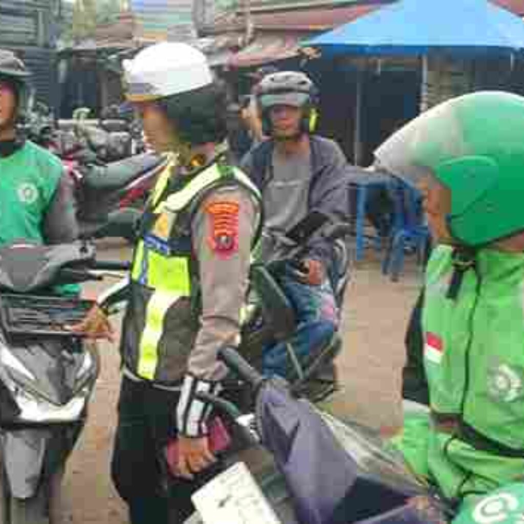 Sat Lantas Polres Pematangsiantar Sampaikan Jadi Mitra Polri Ciptakan Ketertiban di Jalan Raya