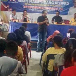 Anggota DPRD Kota Pematangsiantar Metro Bodyart Hutagaol, SH Serap Aspirasi Masyarakat Melalui Reses