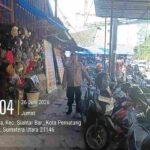 Polsek Siantar Barat Laksanakan Patroli Jalan Kaki Sore Hari di Pasar Horas Antisipasi 3C 