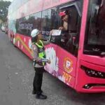 Sat Lantas Polres Pematangsiantar Laksanakan Binluh dan Dikmas Lantas kepada Masyarakat Pengguna Jalan