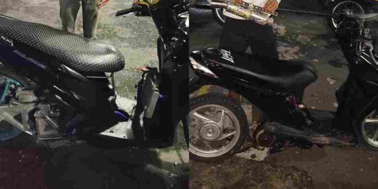 Patroli Malam Minggu Polres Pematangsiantar Amankan Tujuh Sepeda Motor Knalpot Brong