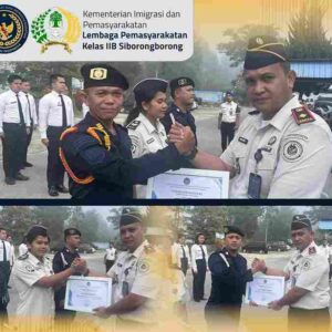 Tingkatkan Motivasi Kerja, Lapas Siborongborong Berikan Penghargaan kepada Pegawai Teladan
