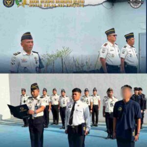 Rutan Tanjung Laksanakan Upacara Kesadaran Berbangsa dan Bernegara, Perkuat Semangat Persatuan dan Cinta Tanah Air