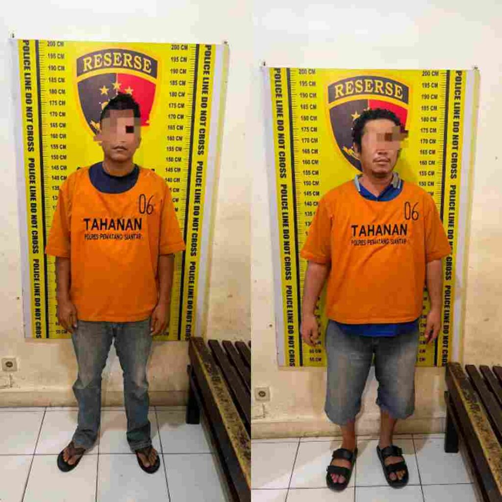 Polres Pematangsianțar Berhasil Amankan Dua Penadah Emas Batangan Curian di Madina