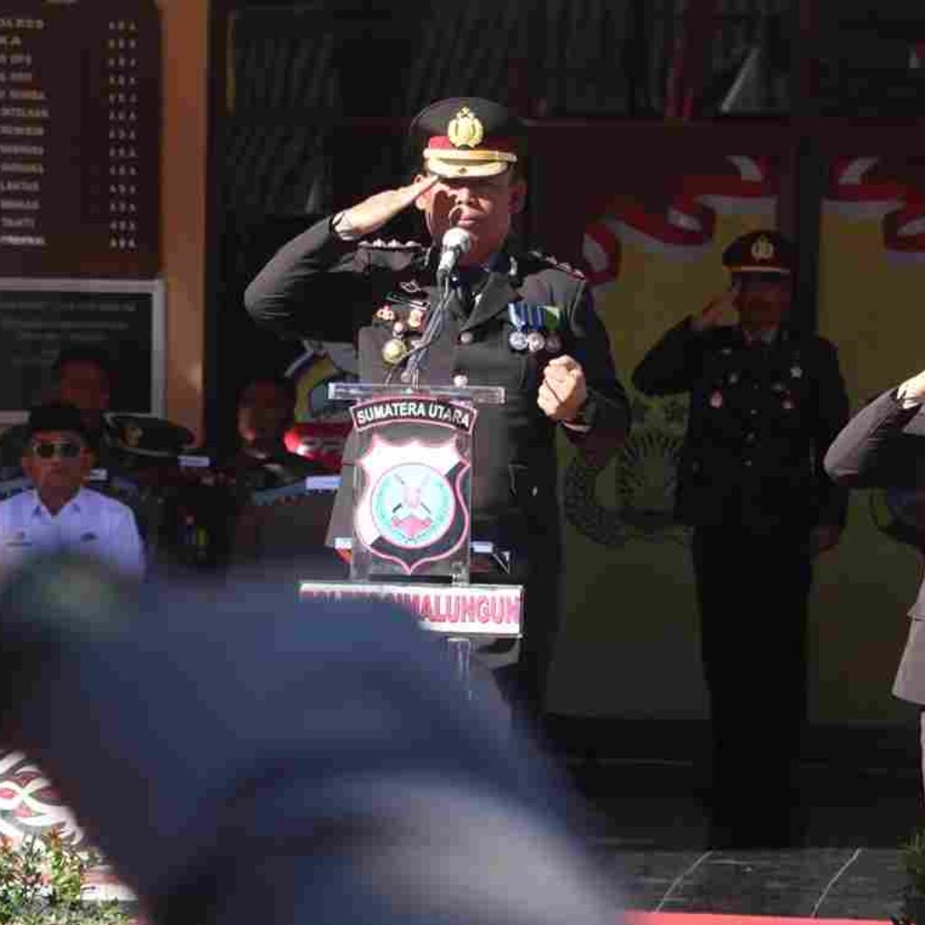 Puncak HUT Bhayangkara ke-80, Kapolres Simalungun Pimpin Upacara Khidmat dengan Dihadiri Bupati dan Forkopimda