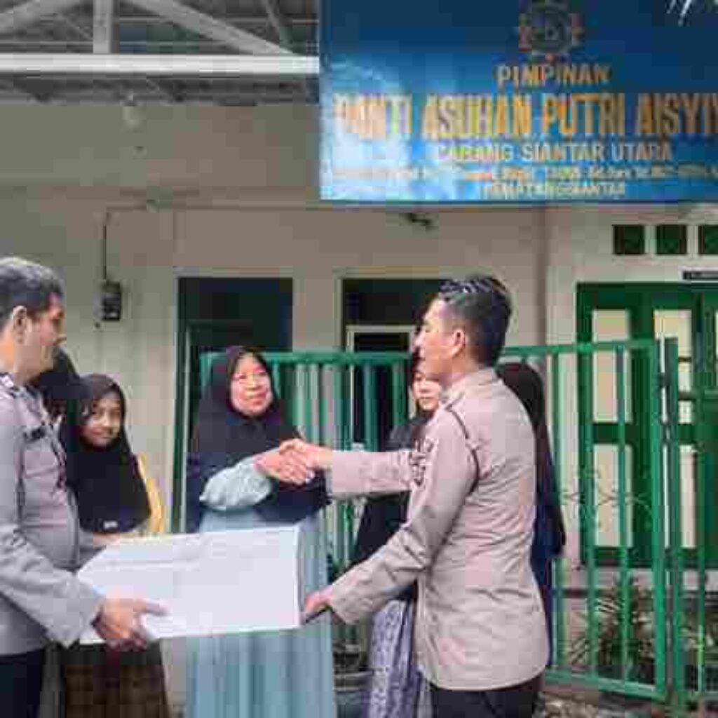 HUT Bhayangkara Ke 80 dari Kapolres Pematangsiantar Peduli ke Panti Asuhan
