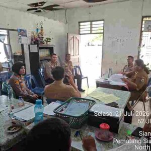 Jalin Kolaborasi, Kapolsek Siantar Utara Kunker ke Kantor Kelurahan Bane