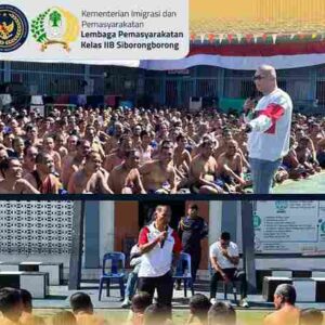 Perkuat Disiplin Warga Binaan, Lapas Kelas IIB Siborongborong Gelar Sosialisasi Tata Tertib