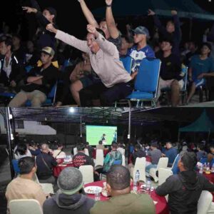 Korem 022/PT Fasilitasi Nobar Gembira FIFA World Cup, Perkuat Sinergi Dengan Masyarakat