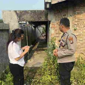 Polsek Siantar Martoba Cek TKP Dugaan Pencurian di Jalan Sumber Jaya