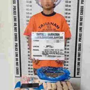 Polres Pematangsiantar Amankan Pemuda 20 Tahun Miliki Ganja