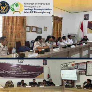 Staf Registrasi Lapas Siborongborong Ikuti Rapat Pleno Terbuka Rekapitulasi Pemutakhiran Data Pemilih Berkelanjutan di KPU Tarutung