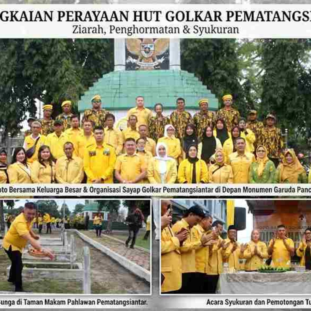 Golkar Pematangsiantar Bagikan 1.000 Paket Sembako, Mangatas Ajak Kader Tetap Solid Menuju Pemilu 2029