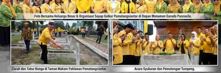 Golkar Pematangsiantar Bagikan 1.000 Paket Sembako, Mangatas Ajak Kader Tetap Solid Menuju Pemilu 2029