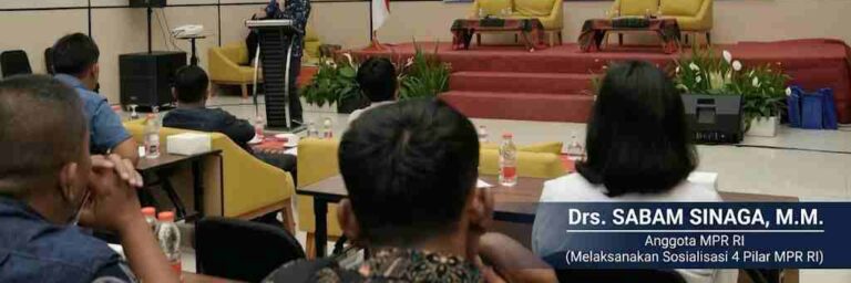Jaga Persatuan, Sabam Sinaga Sosialisasikan Empat Pilar MPR RI ke Warga Tapanuli Utara