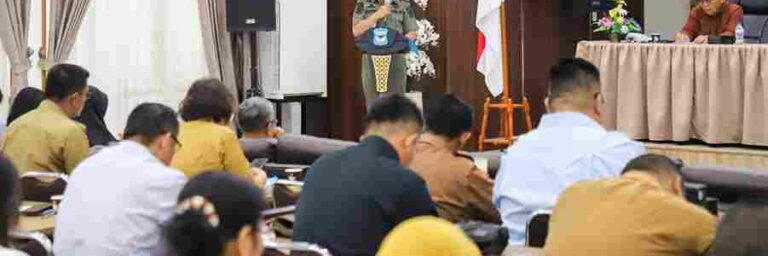 Wali Kota Diwakili Asisten Fidelis Sembiring Buka Public Hearing Ranperda Trantibum