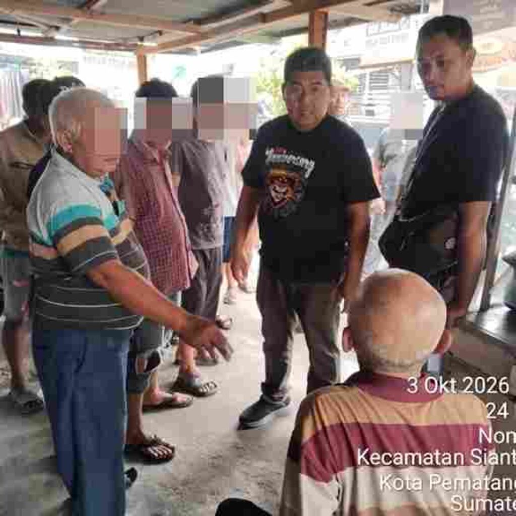 Polsek Siantar Timur Amankan Seorang Pria Diduga Lakukan Pencurian di Jalan Perwira
