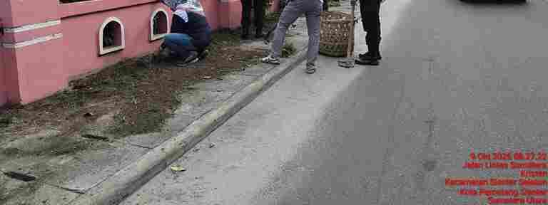 Polsek Siantar Selatan Bersama Pihak Kecamatan dan Koramil Gotong Royong Massal di Jalan Gereja