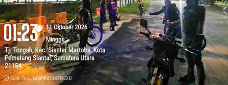 Polres Pematangsiantar Gelar Blue Light Patrol, Antisipasi 3C dan Gangguan Kamtibmas