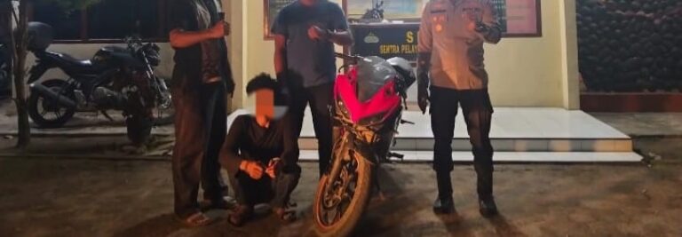 Residivis Curanmor Dibekuk Polsek Laguboti di Wilayah Balige