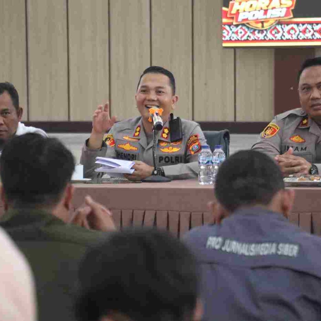 Temu Ramah di Aula Tathya Dharaka, Kapolres Simalungun Rangkul Wartawan Wujudkan Polri Humanis