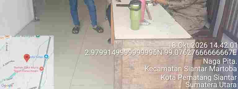 Cegah Kejahatan, Bhabinkamtibmas Polsek Siantar Martoba Sambang di Kolam Renang