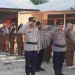 Polri Peduli Pendidikan, Wakapolres Pematangsiantar Pembina Upacara Bendera di SMPN 9