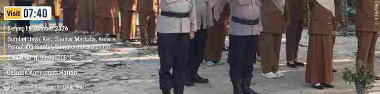 Polri Peduli Pendidikan, Wakapolres Pematangsiantar Pembina Upacara Bendera di SMPN 9