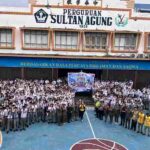 Motivasi 500 anak Sat Lantas Polres Pematangsiantar Police Go To School di SMA YP Sultan Agung