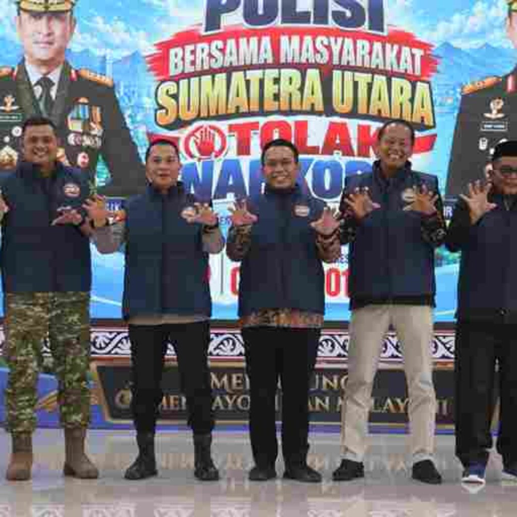 Polres Simalungun Gelar Deklarasi “Polisi Bersama Masyarakat Menolak Narkoba”, Libatkan Unsur Pemerintah, Tokoh Agama, hingga Mahasiswa