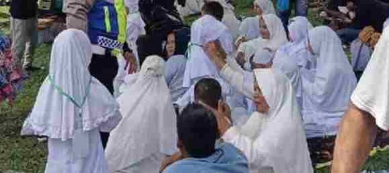 Polisi Bersama Masyarakat, Satlantas Polres Simalungun Edukasi Warga di Nagori Senio, Galakkan Gerakan SAHATA LANTAS
