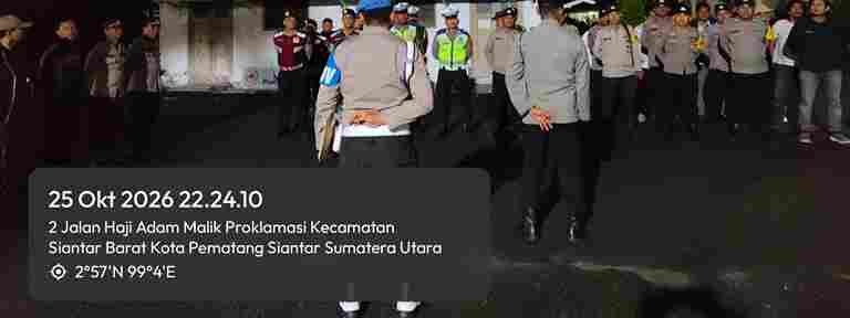 KRYD Polres Pematangsiantar Untuk Ciptakan Situasi yang Aman dan Kondusif