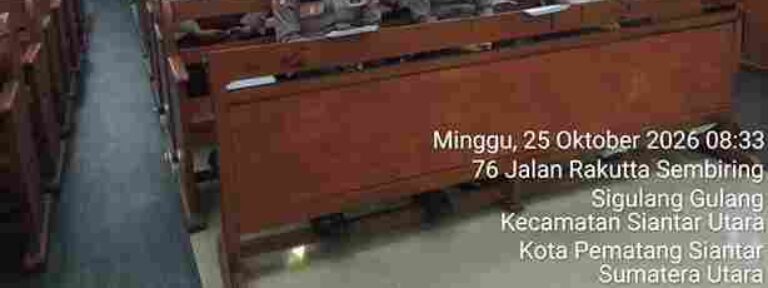 Melalui Minggu Kasih, Polres Pematangsiantar Sampaikan Pesan Pesan Kamtibmas di Gereja HKI Martoba