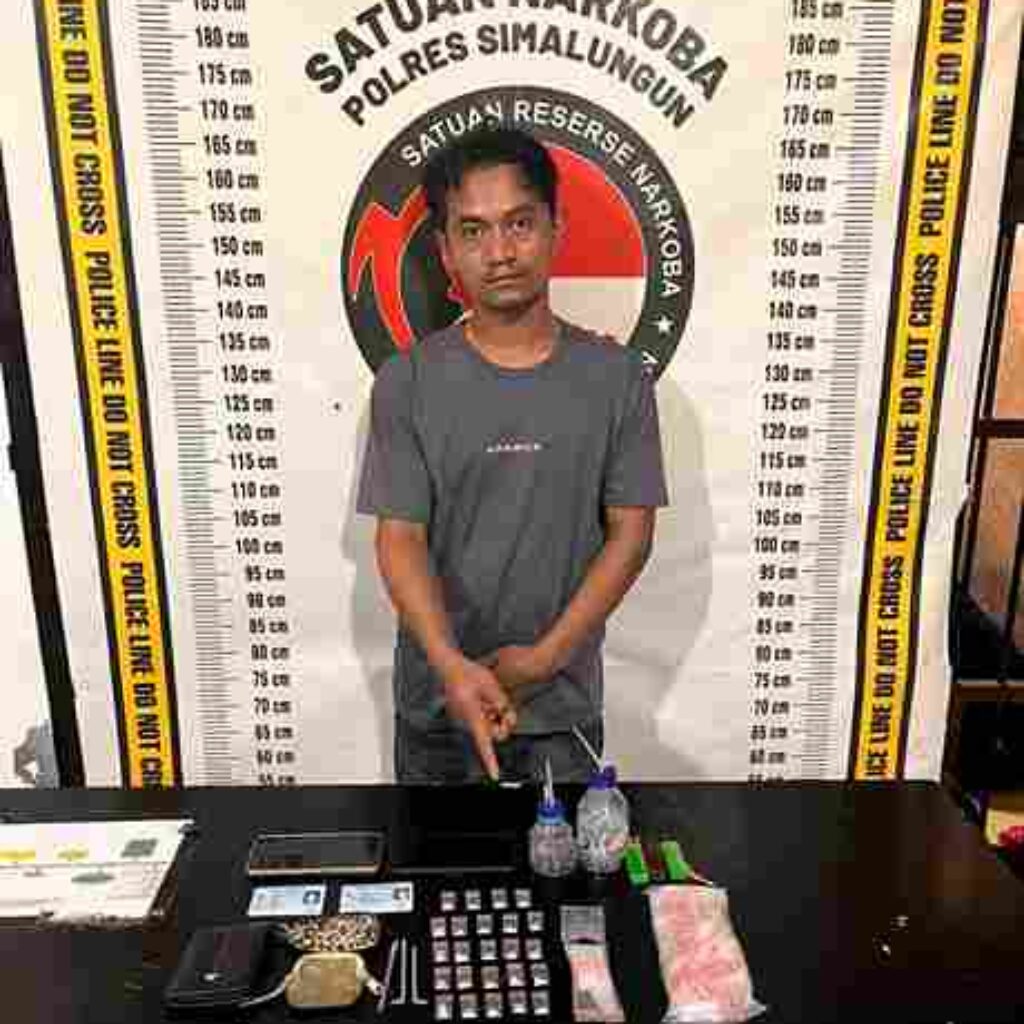 P4GN Sat Resnarkoba Polres Simalungun Gerebek Warung di Dolok Silau, Amankan 24 Paket Sabu dan Tetapkan Satu Tersangka