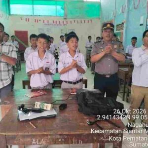 Polsek Siantar Marihat Laksanakan Polidik di SMK GKPI 1 Cegah Bullying