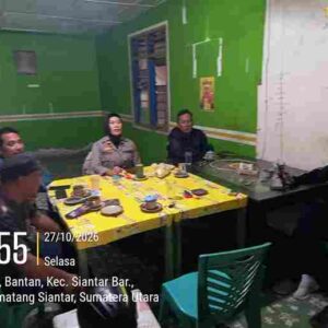 Tampung Aspirasi Polseķ Siantar Barat Kumpul Bersama Masyarakat di Jalan Jawa