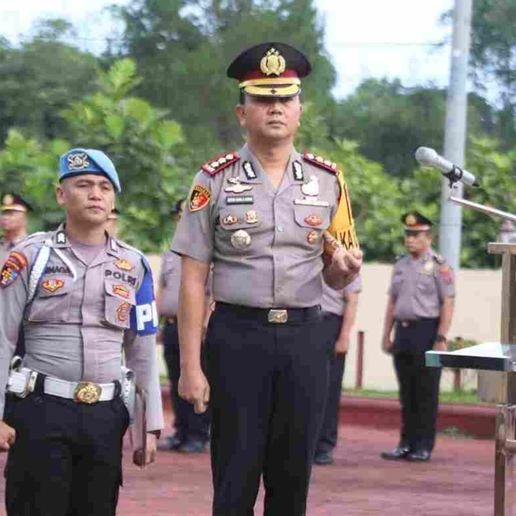 Kapolres Simalungun Pimpin Upacara Hari Sumpah Pemuda ke-98, Polri Tegaskan Komitmen Berintegritas dan Humanis