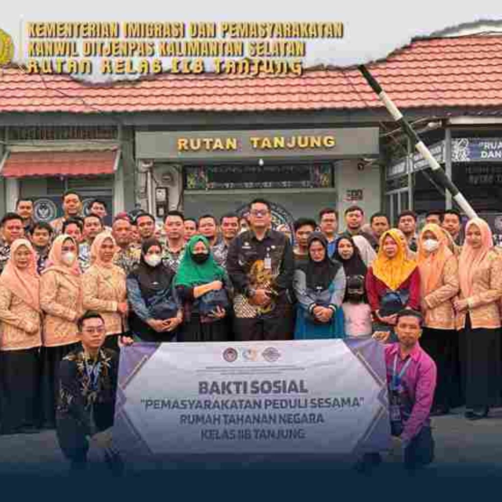 Rutan Tanjung Hadirkan Kepedulian Nyata, Gelar Bakti Sosial dan Pemeriksaan Kesehatan Gratis