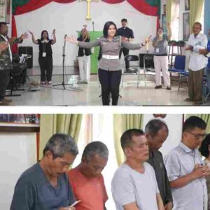 Perkuat Keimanan dan Karakter Lebih Baik, Rutan Balige Ikuti Ibadah Pagi di Gereja Ernist Pardede