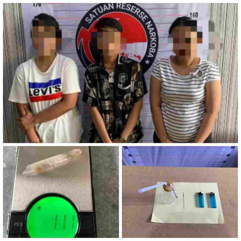 Operasi Satresnarkoba Polres Toba, 3 Perempuan Positif Narkoba di Balige