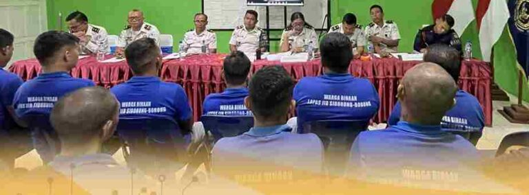 13 Warga Binaan Diusulkan PB, Lapas Siborongborong Gelar Sidang TPP Bersama Kanwil dan Bapas