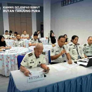 Wujudkan Pelayanan Bersih Dan Transparan Rutan Kelas IIB Tanjung Pura Ikuti Verifikasi Lapangan Nominasi Anugerah Pembangunan Budaya Integritas Secara Daring