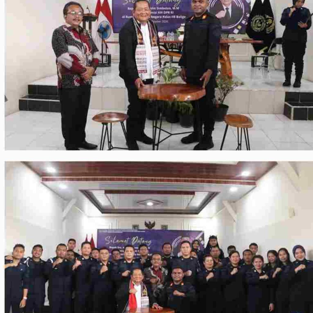 Anggota Komisi XIII DPR RI Kunjungi Rutan Balige Dalam Rangka Meninjau Pelaksanaan Program Pembinaan dan Pelayanan WBP