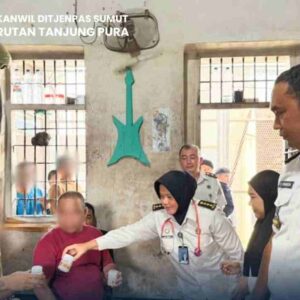 Program Dokter Keliling (DARLING) Rutan Tanjung Pura Kembali Hadir Dokter Keliling,Turun Langsung ke Blok Hunian Layani Kesehatan dan Tindaklanjuti Keluhan Warga Binaan