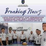 LAPAS RANTAUPRAPAT SIAP SEMARAKKAN RANGKAIAN HARI BAKTI KEMENTERIAN IMIGRASI DAN PEMASYARAKATAN KE-2